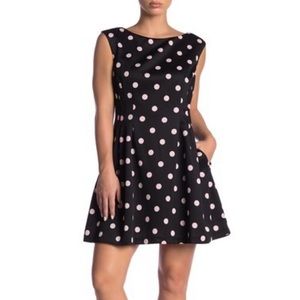 Vince Camuto Dress - Polka Dot Fit & Flare Dress